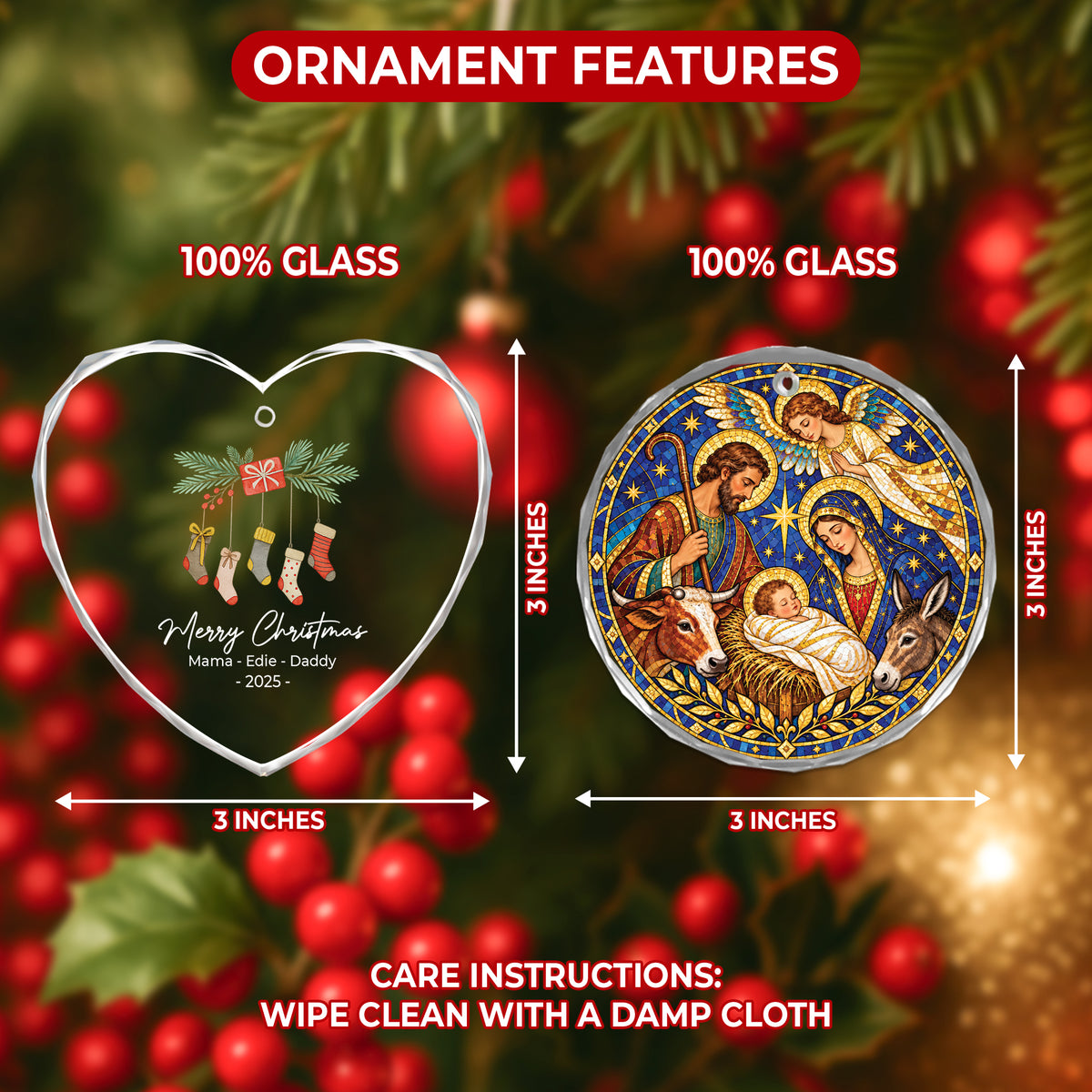 Stained Holy Family
