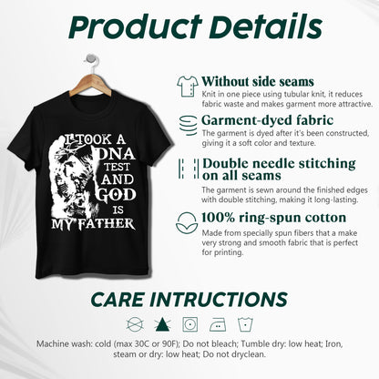 I Took A DNA Test And God Is My Father T-Shirt - Faith Heritage