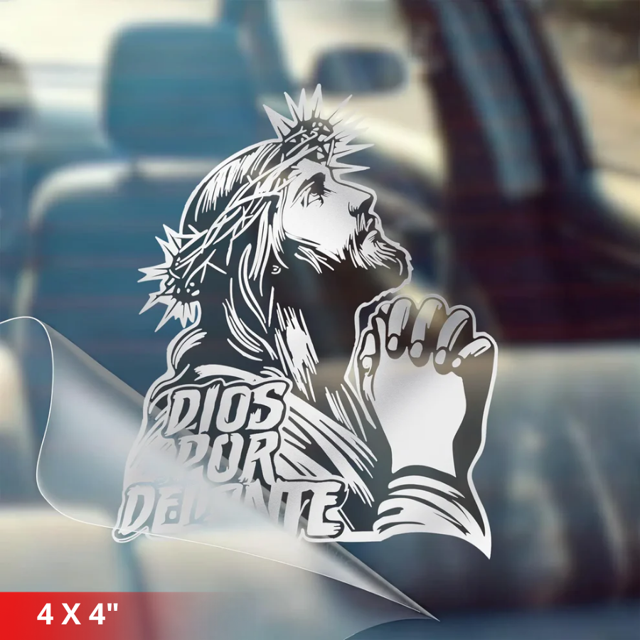4 inch - Christian Decal Collection – Faith Stickers for Car, Laptop, Water Bottle & Helmet