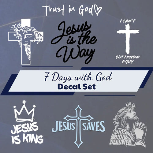 7 Days With God – Faith Journey Decal Set