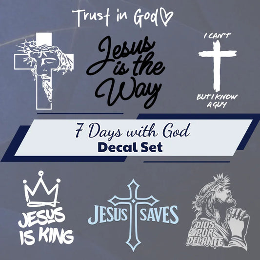 7 Days With God – Faith Journey Decal Set