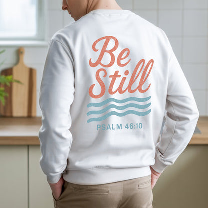 Be Still Psalm 46:10 T-Shirt Two Sides - Finding Peace in God's Presence