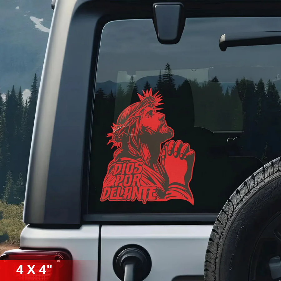 4 inch - Christian Decal Collection – Faith Stickers for Car, Laptop, Water Bottle & Helmet