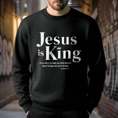 "Jesus is King" Graffiti Style Christian T-Shirt | Faith Guided Life Apparel