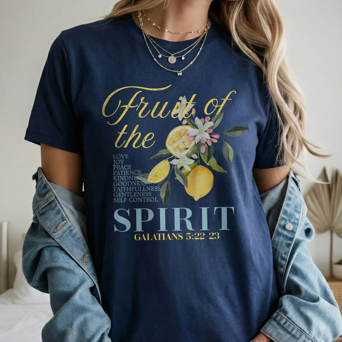 Fruit of the Spirit Citrus Floral Design – Faith Floral – Unisex Tshirt / Hoodie / Sweatshirt - Faith Guided Life