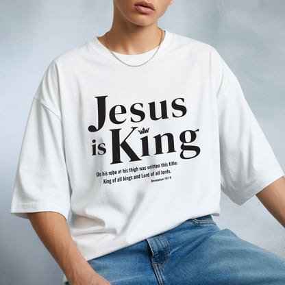 "Jesus is King" Graffiti Style Christian T-Shirt | Faith Guided Life Apparel