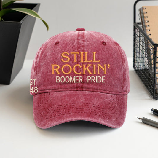 Still Rockin’ Boomer Pride Cap – Custom Year Edition