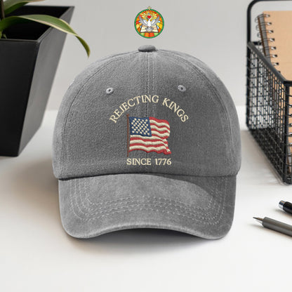 Rejecting Kings Since 1776 Embroidered Heritage Cap