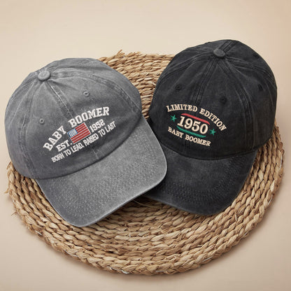 Baby Boomer Limited Edition Cap – Custom Year
