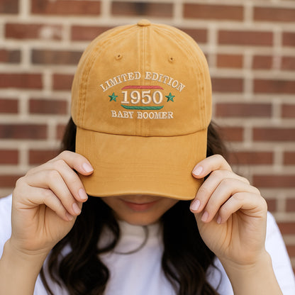 Baby Boomer Limited Edition Cap – Custom Year