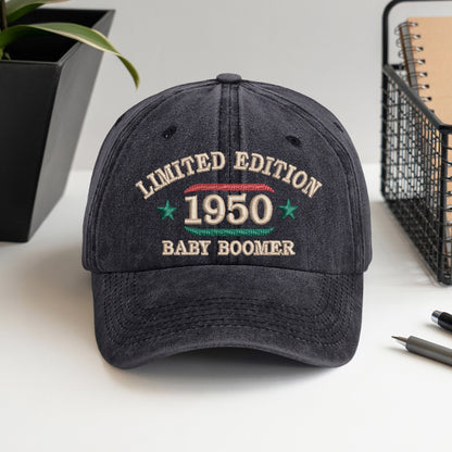 Baby Boomer Limited Edition Cap – Custom Year