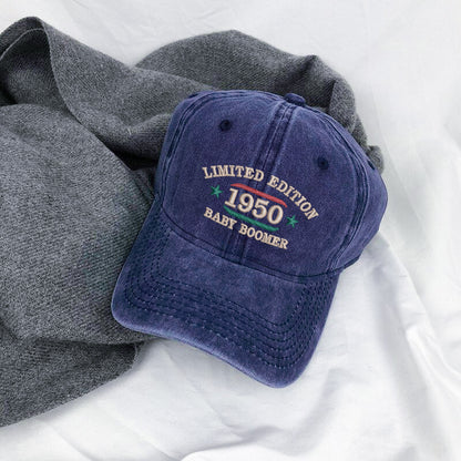 Baby Boomer Limited Edition Cap – Custom Year