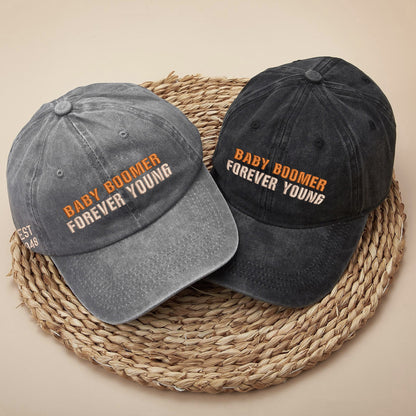 Baby Boomer Forever Young Cap – Custom Year Edition