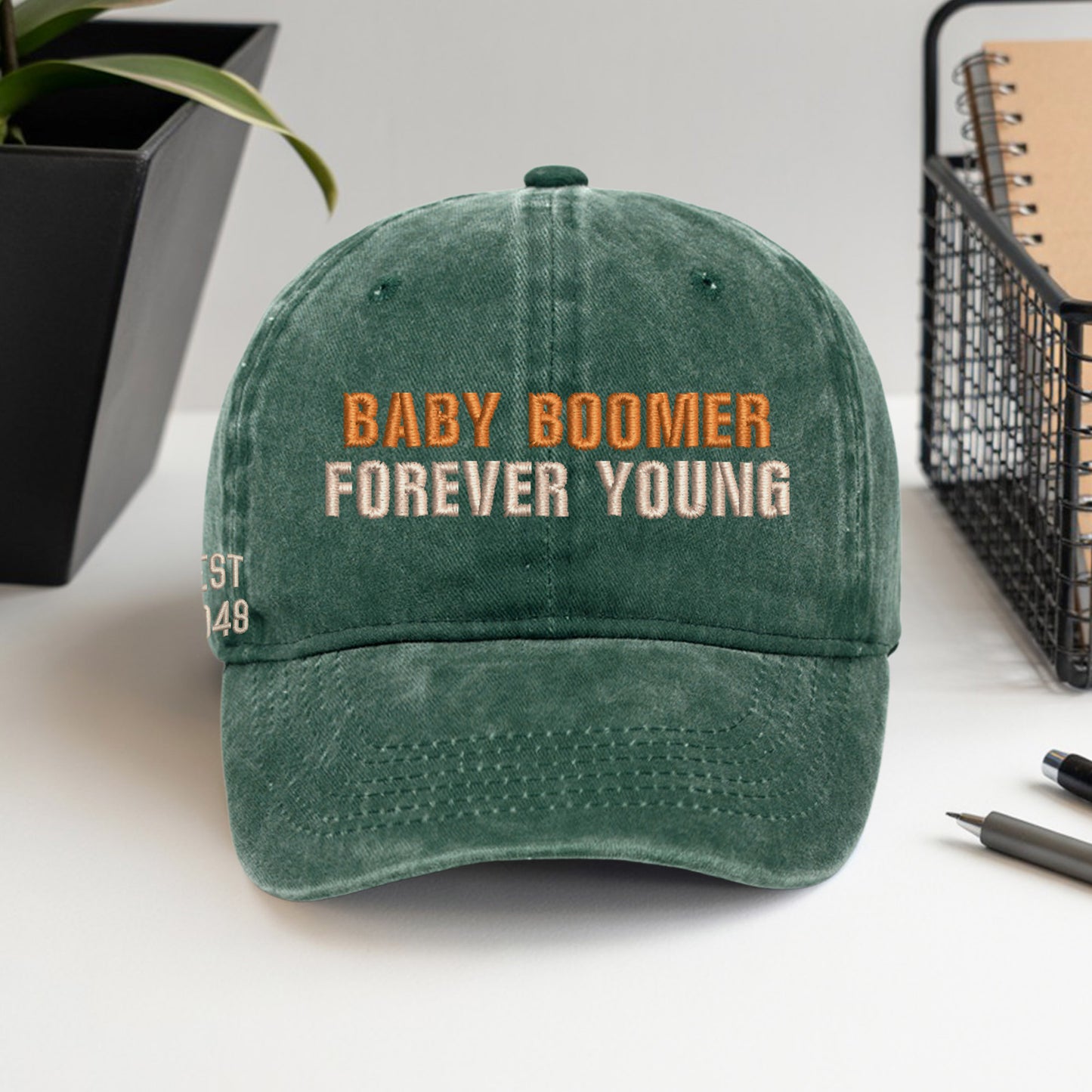Baby Boomer Forever Young Cap – Custom Year Edition