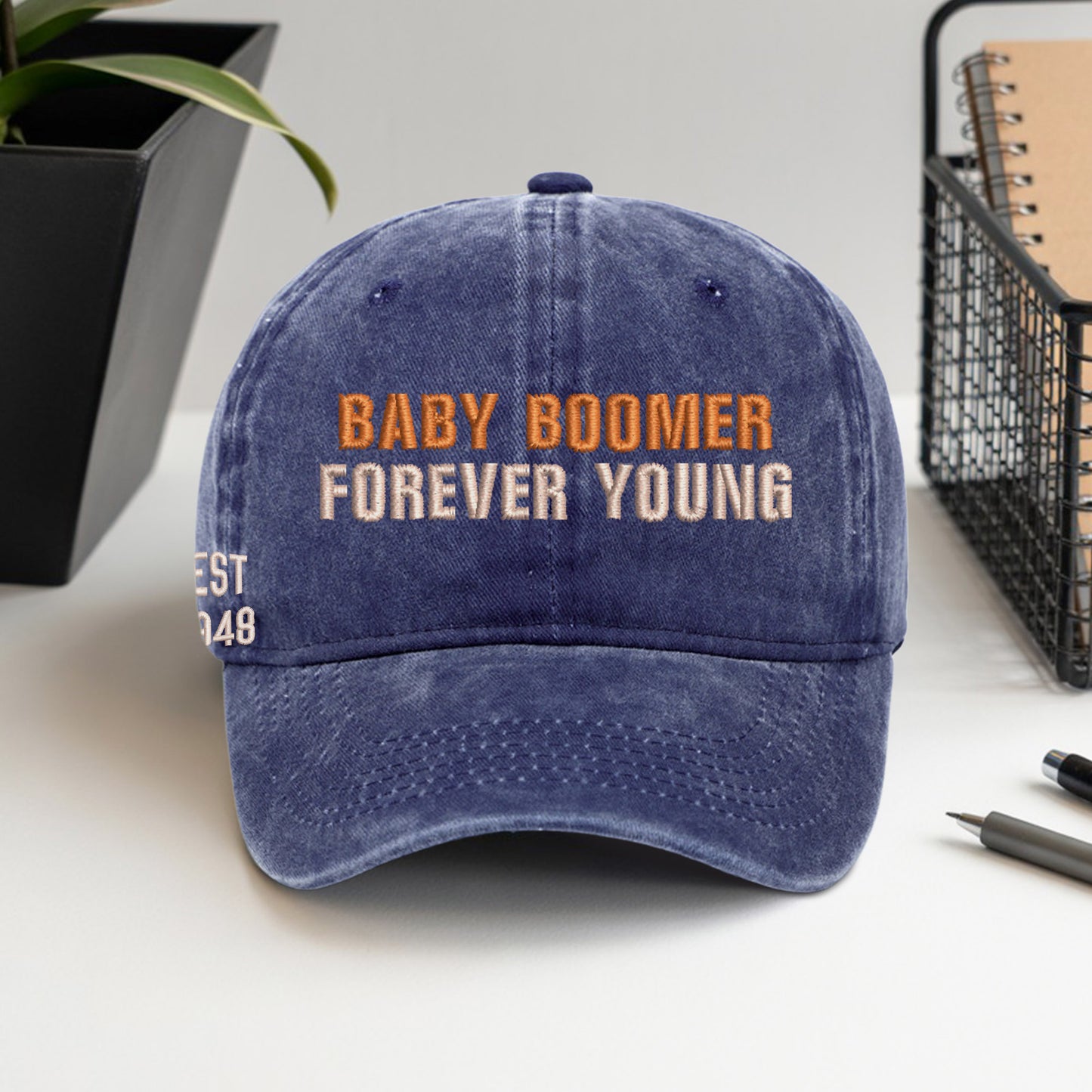 Baby Boomer Forever Young Cap – Custom Year Edition