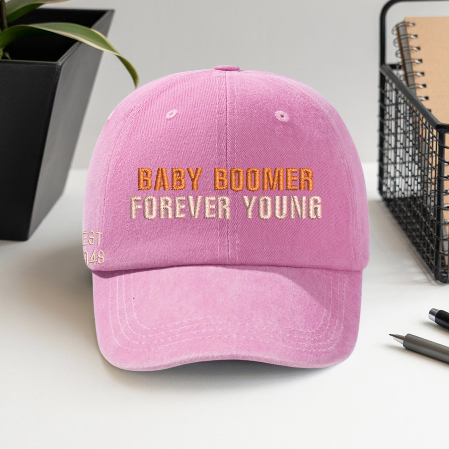 Baby Boomer Forever Young Cap – Custom Year Edition