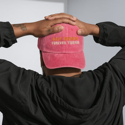 Baby Boomer Forever Young Cap – Custom Year Edition