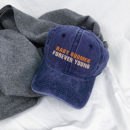 Baby Boomer Forever Young Cap – Custom Year Edition