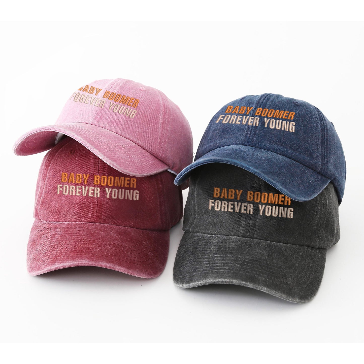 Baby Boomer Forever Young Cap – Custom Year Edition