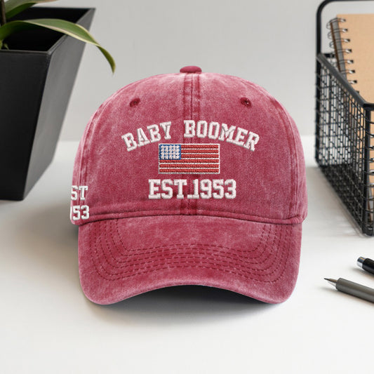 Baby Boomer American Heritage Cap – Custom Year Edition