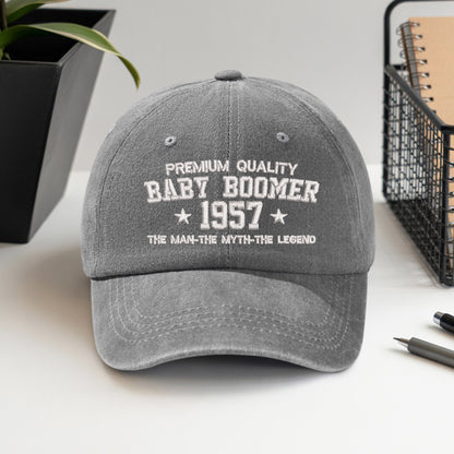 Baby Boomer Premium Quality Cap – Custom Year Legend