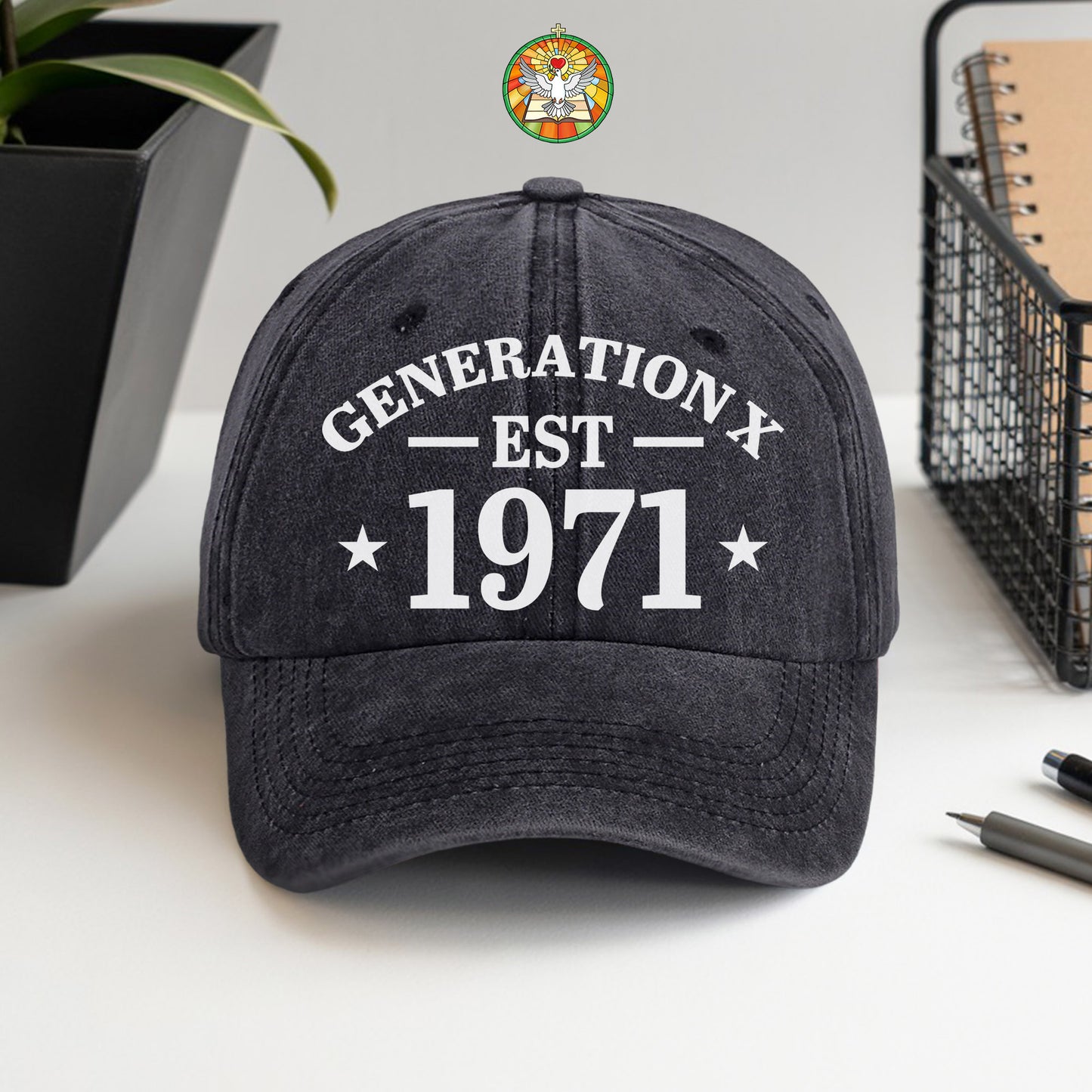 Generation X EST. Custom Year Baseball Cap - Personalized Vintage Pride Hat