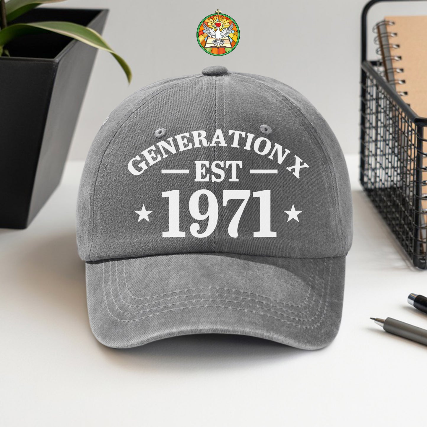 Generation X EST. Custom Year Baseball Cap - Personalized Vintage Pride Hat