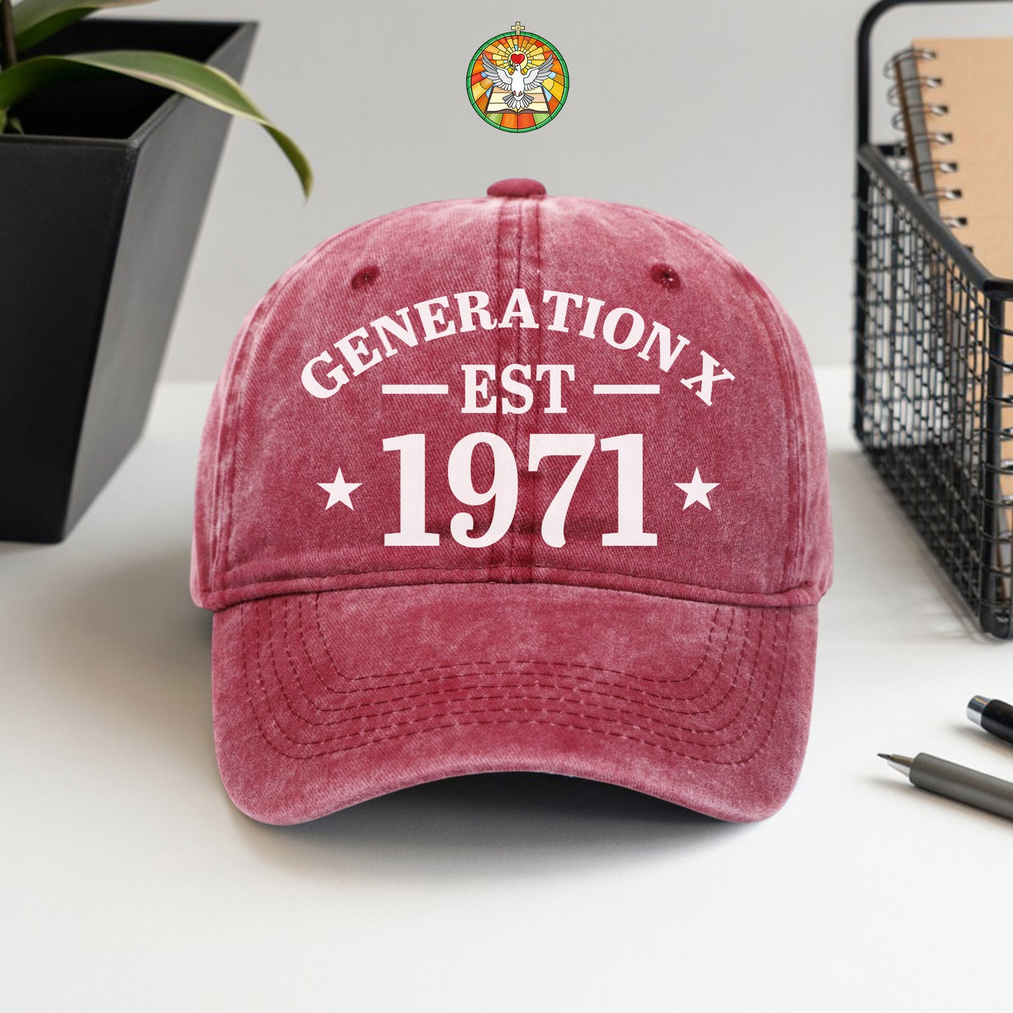 Generation X EST. Custom Year Baseball Cap - Personalized Vintage Pride Hat