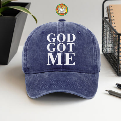 God Got Me Baseball Cap - Bold Christian Faith Hat