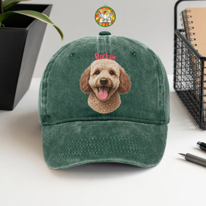 Rocksie Baseball Cap - Cute Dog Lover Hat