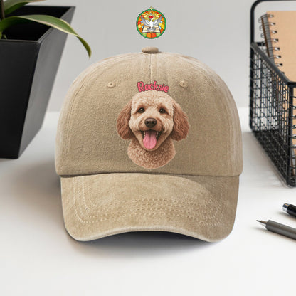 Rocksie Baseball Cap - Cute Dog Lover Hat