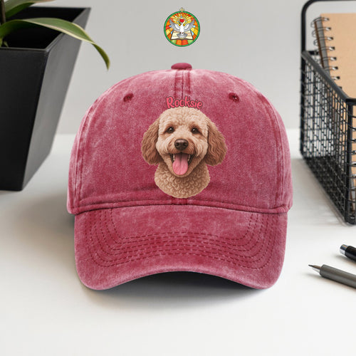 Rocksie Baseball Cap - Cute Dog Lover Hat