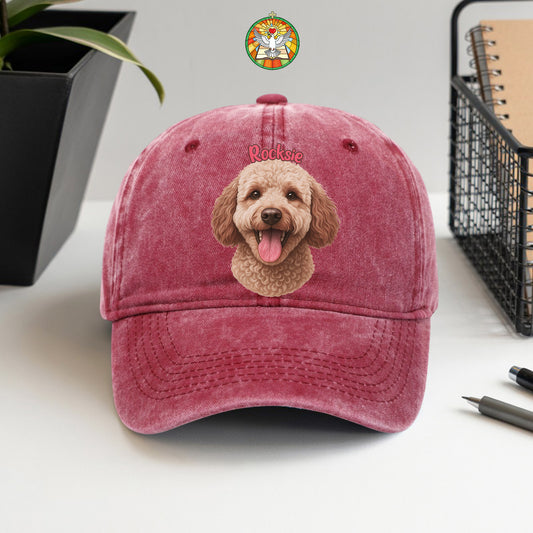Rocksie Baseball Cap - Cute Dog Lover Hat