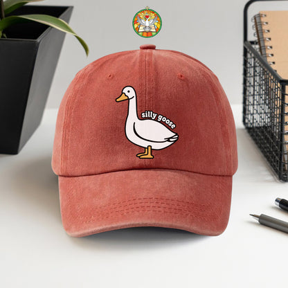 Silly Goose Baseball Cap - Cute Funny Animal Hat