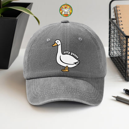 Silly Goose Baseball Cap - Cute Funny Animal Hat