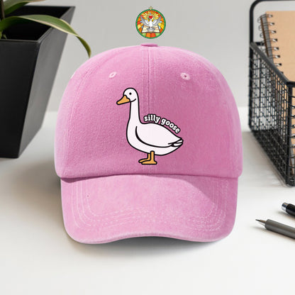Silly Goose Baseball Cap - Cute Funny Animal Hat