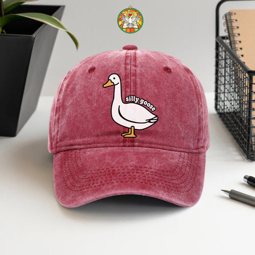 Silly Goose Baseball Cap - Cute Funny Animal Hat
