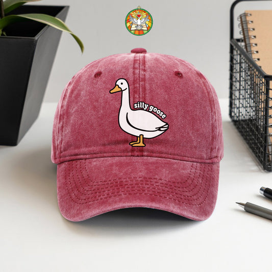Silly Goose Baseball Cap - Cute Funny Animal Hat