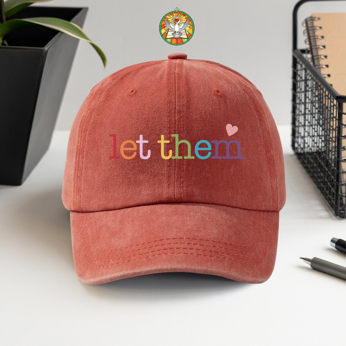 Let Them Baseball Cap - Rainbow Love & Acceptance Hat