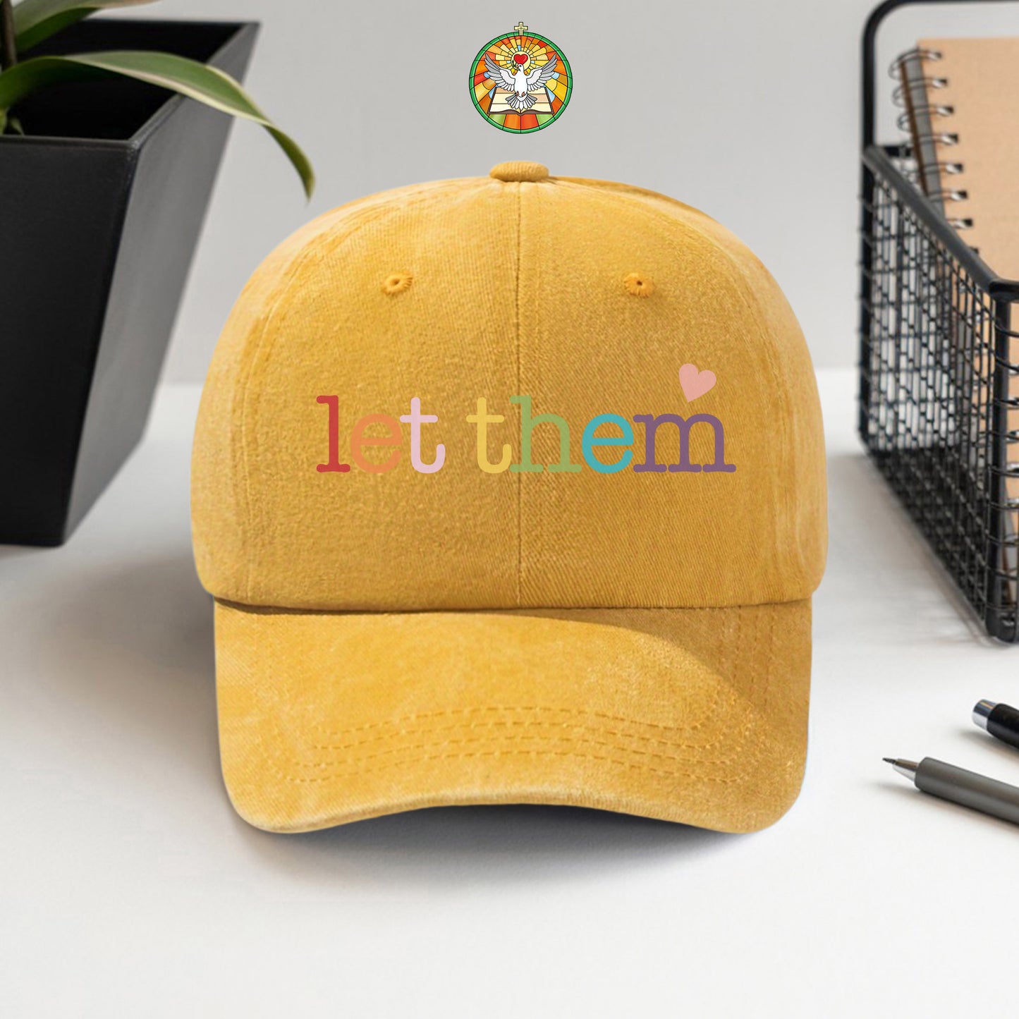 Let Them Baseball Cap - Rainbow Love & Acceptance Hat