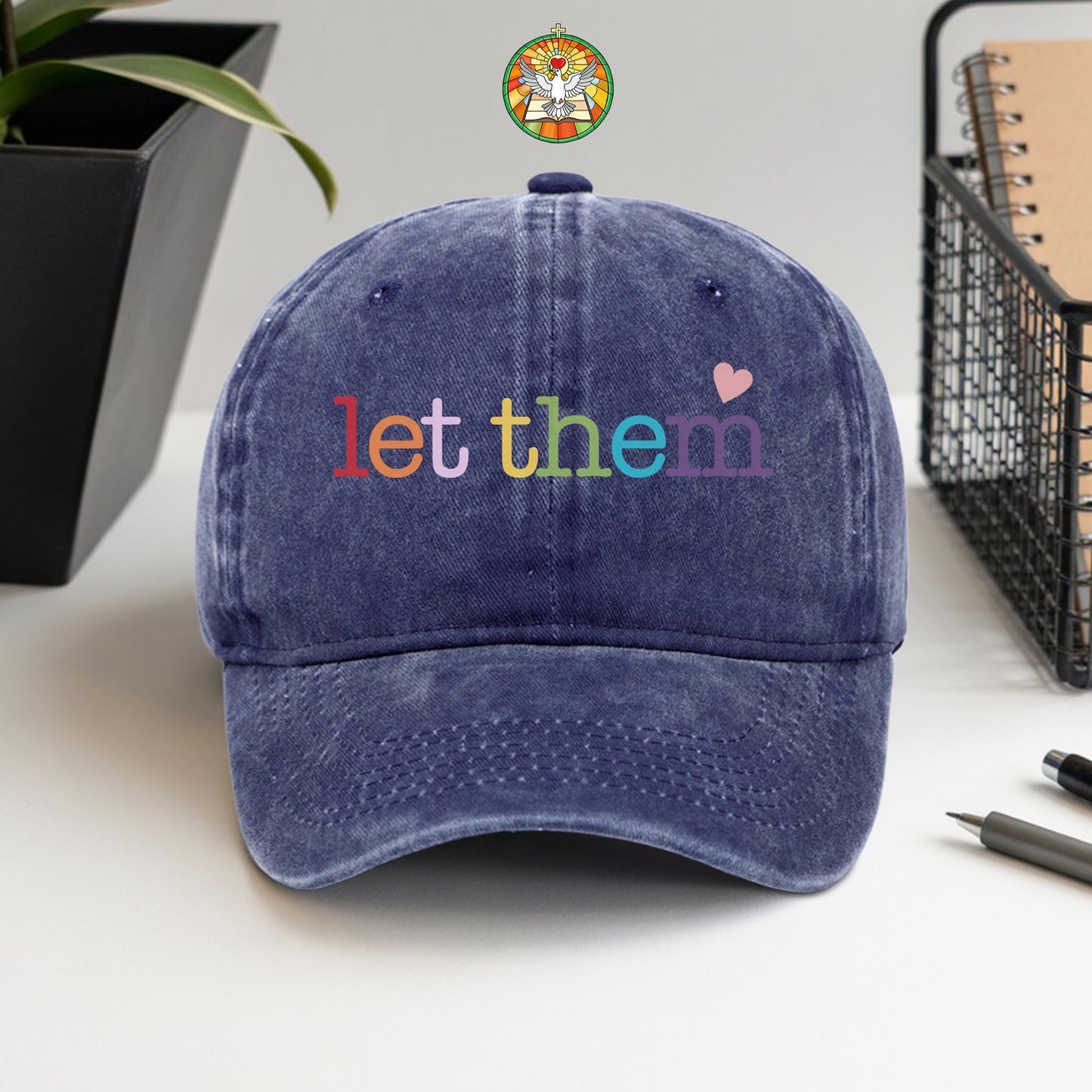 Let Them Baseball Cap - Rainbow Love & Acceptance Hat
