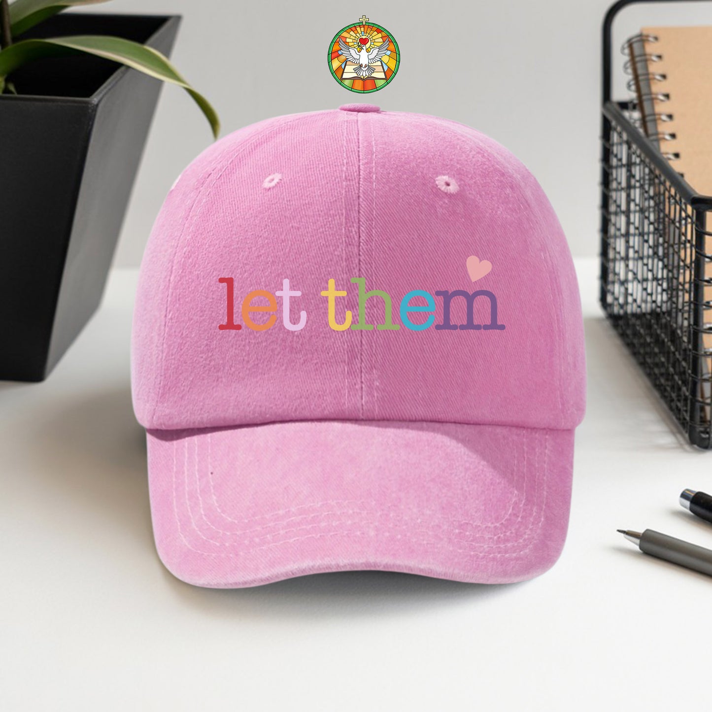 Let Them Baseball Cap - Rainbow Love & Acceptance Hat