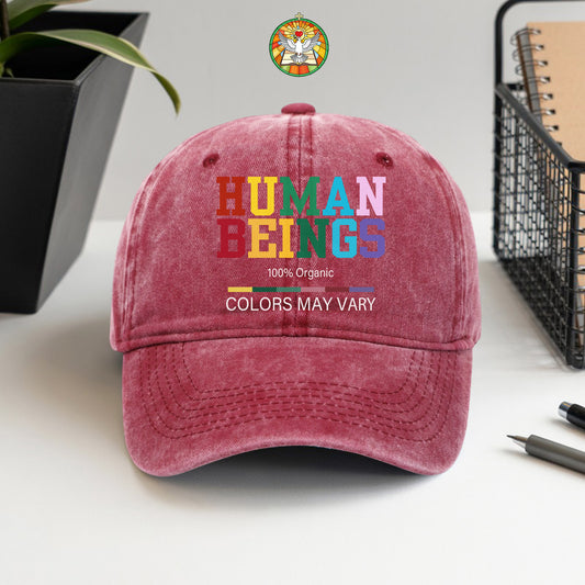 Human Beings Baseball Cap - Unity & Diversity Hat