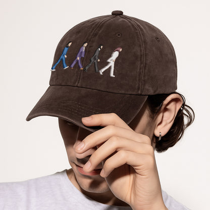 Iconic Crossing Washed Cap - 60s Music Heritage Tribute Hat