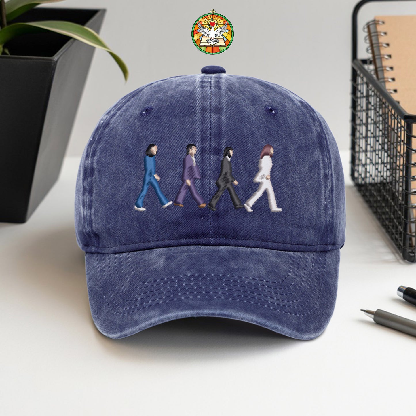 Iconic Crossing Washed Cap - 60s Music Heritage Tribute Hat