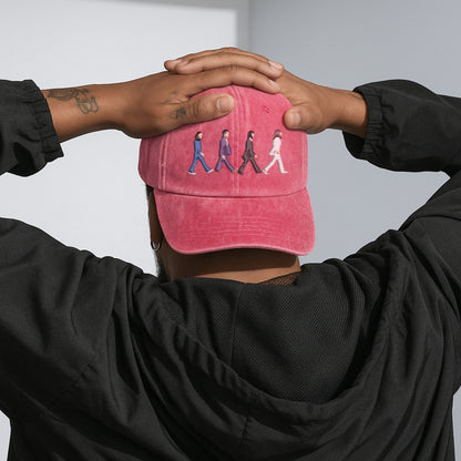 Iconic Crossing Washed Cap - 60s Music Heritage Tribute Hat
