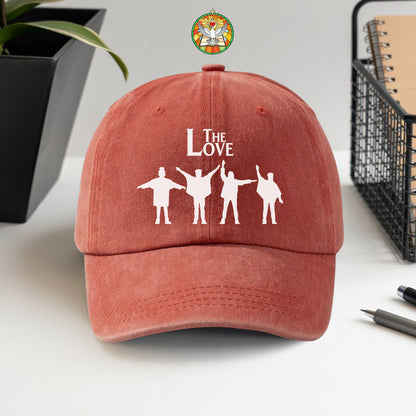 The Love Music Legends Washed Cap - All You Need Is Love Tribute Hat