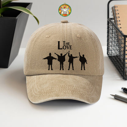 The Love Music Legends Washed Cap - All You Need Is Love Tribute Hat