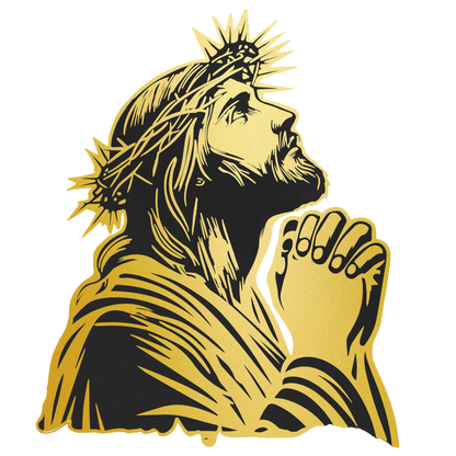 Praying Jesus Decal - Large Graphic for Trucks, Cars, Walls