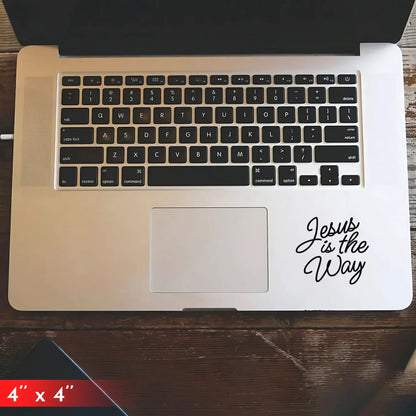 JESUS IS THE WAY Decal – Waterproof Faith Sticker for Car, Laptop, Water Bottle & More - Faith Guided Life